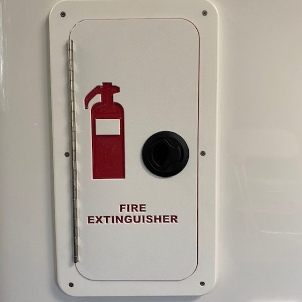 Fire Extinguisher Black Latch