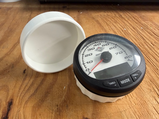 Mercury Smartcraft speed gauge 79-889223 A04 Gauge Cover - Image 4