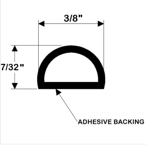 Gasket for Livewell Lid 7/32" x 3/8"