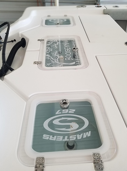 Sportsman Masters 267 Livewell Lid Replacement